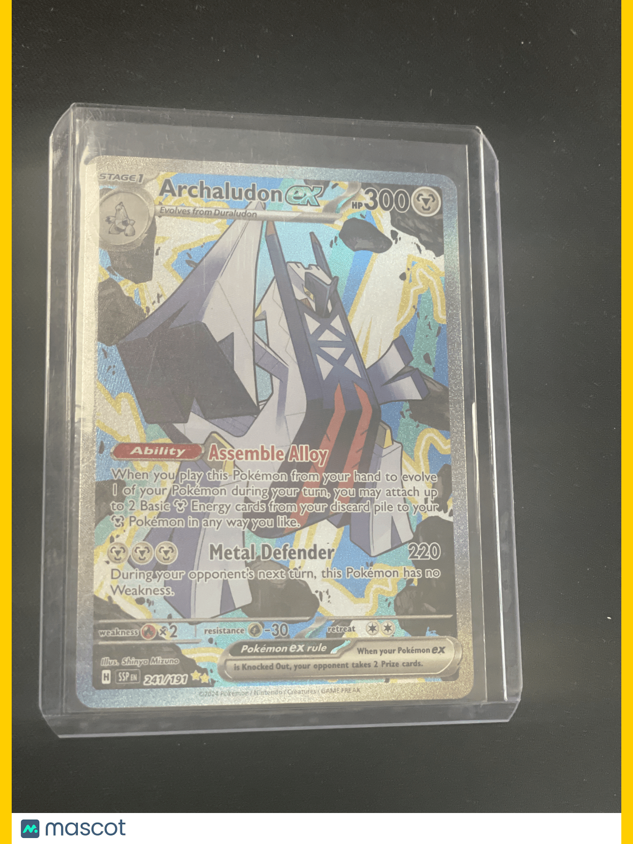 2024 Pokémon TCG Archaludon ex #241/191