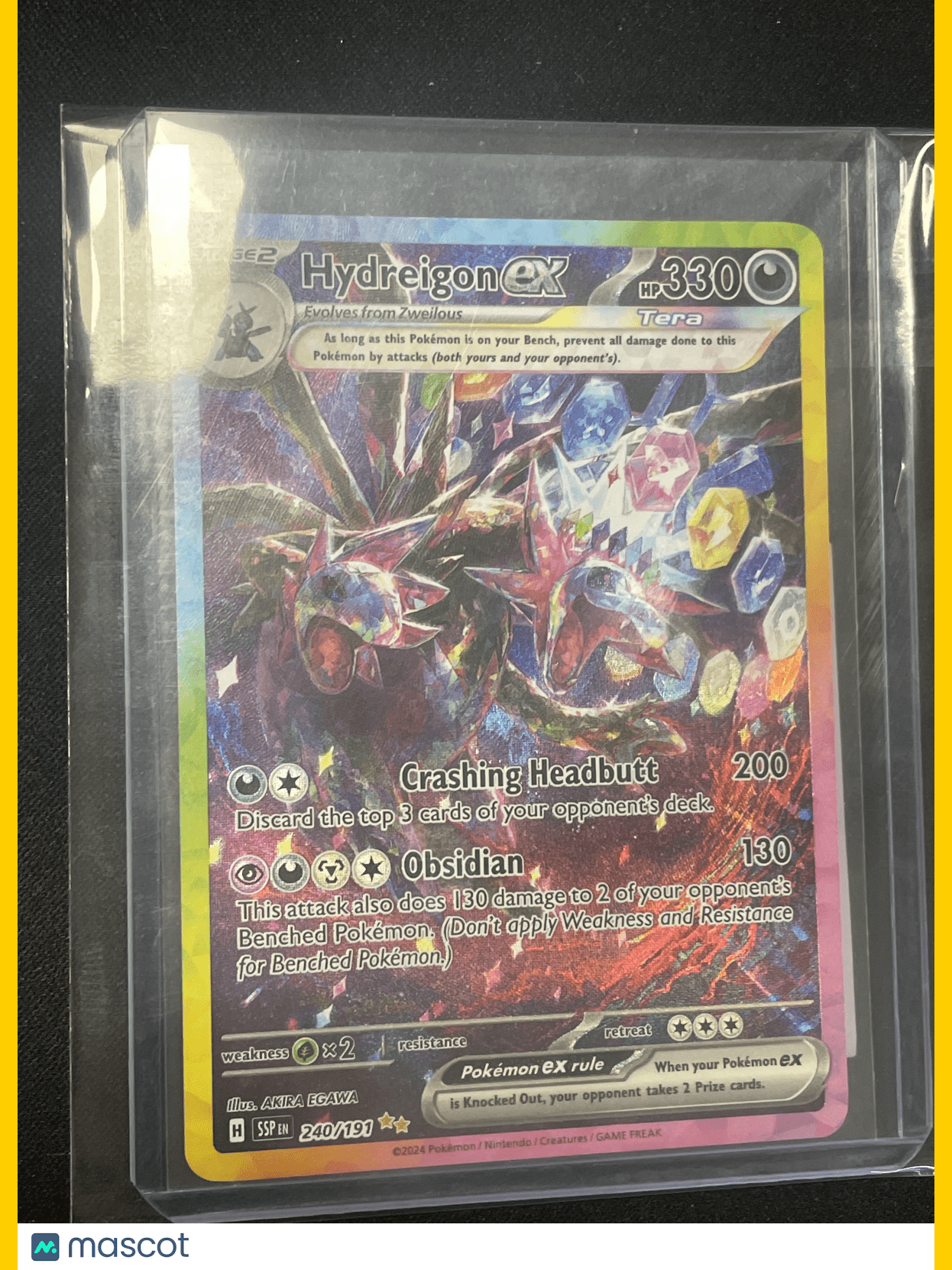 2024 Pokémon TCG Hydreigon ex #240/191