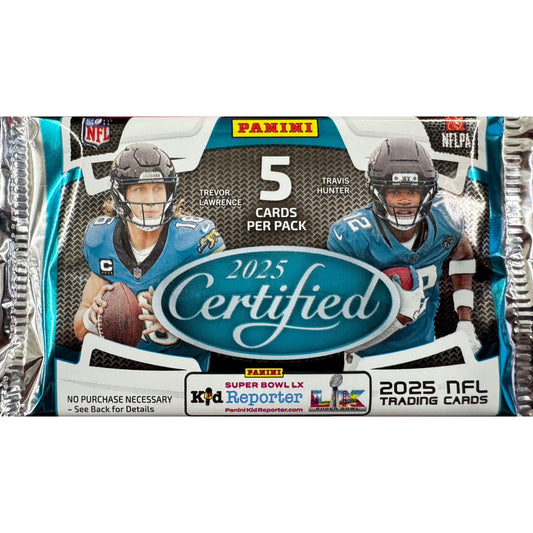 2025 Panini Certified Football Hobby Pack