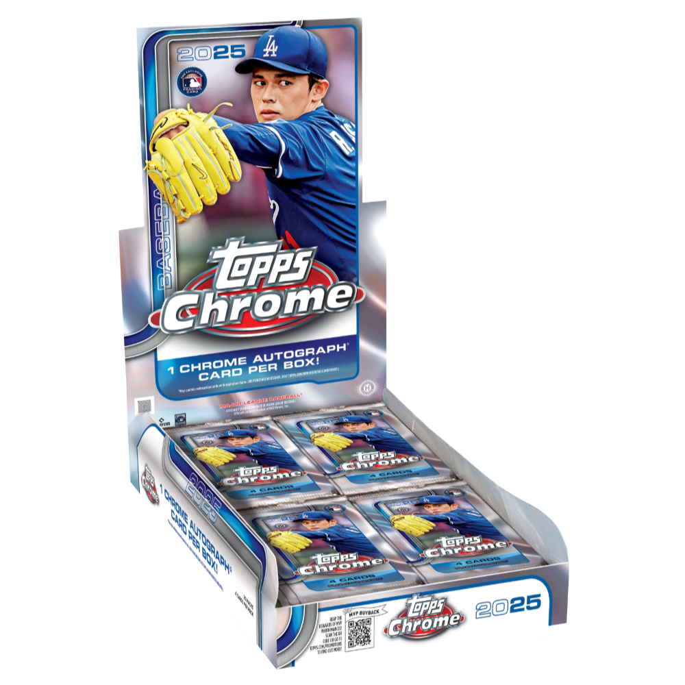 2025 Topps Chrome Baseball - Hobby Box