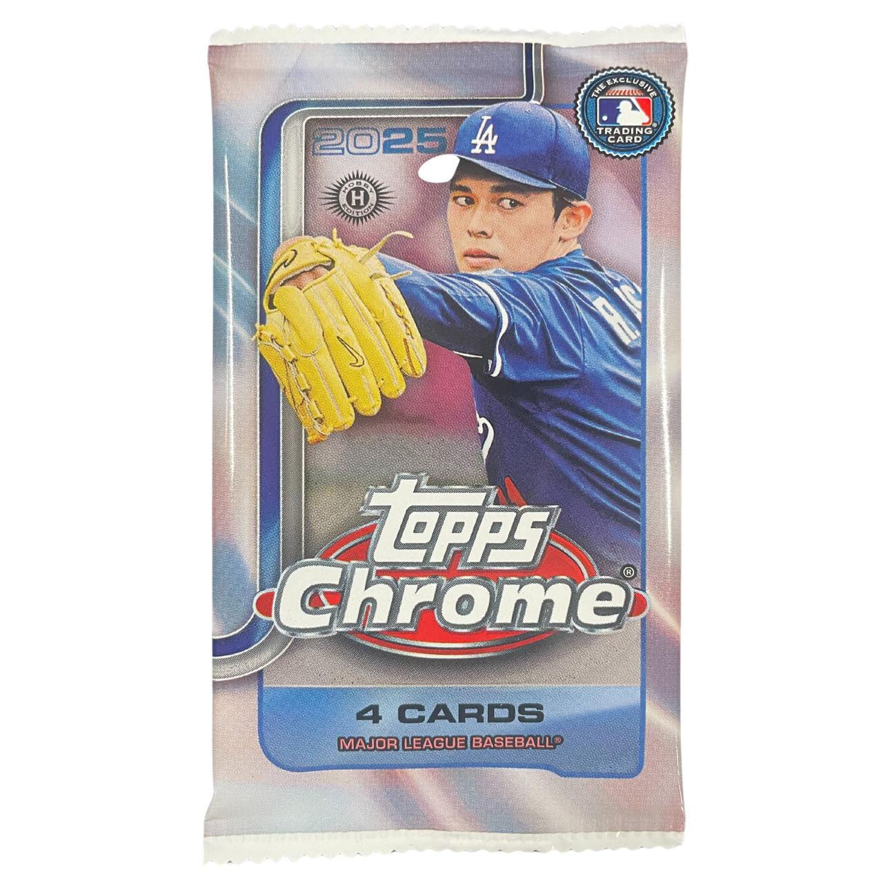 2025 Topps Chrome Baseball - Hobby Pack