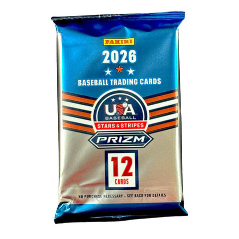 2026 Panini Prizm USA Stars & Stripes Baseball - Hobby Pack