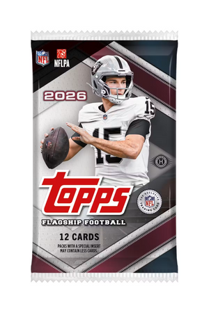 2026 Topps Flagship Football Hobby Pack