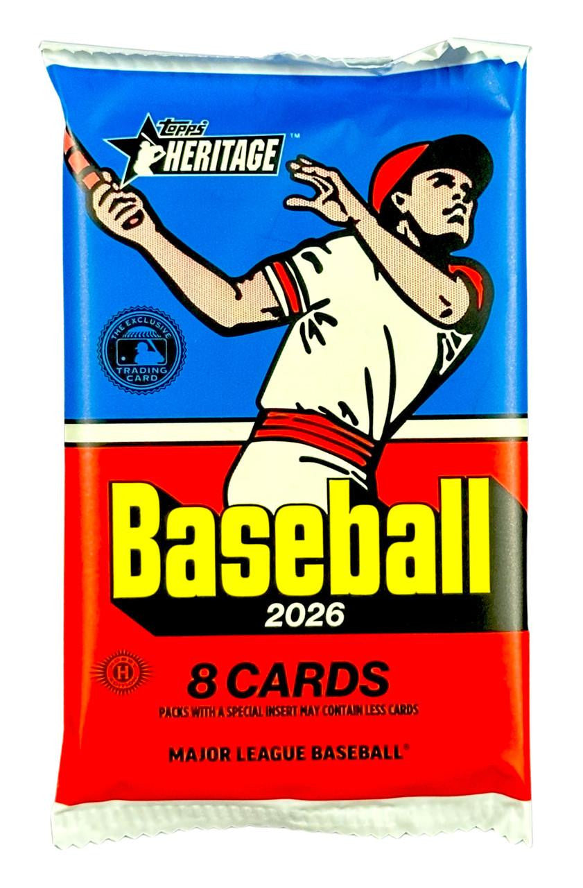 2026 Topps Heritage Baseball Hobby Pack