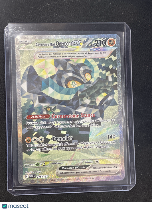 2024 Pokémon TCG Cornerstone Mask Ogerpon #215/167