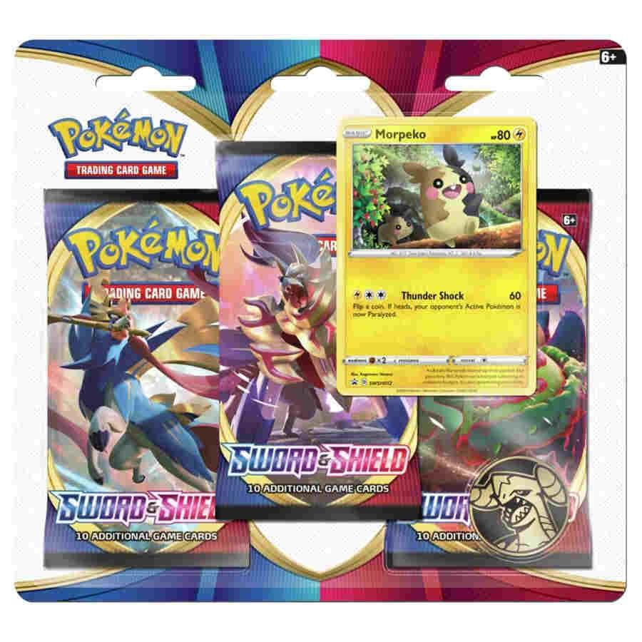 Pokemon TCG — Sword & Shield Battle 3 Pack Blister (Morpeko)