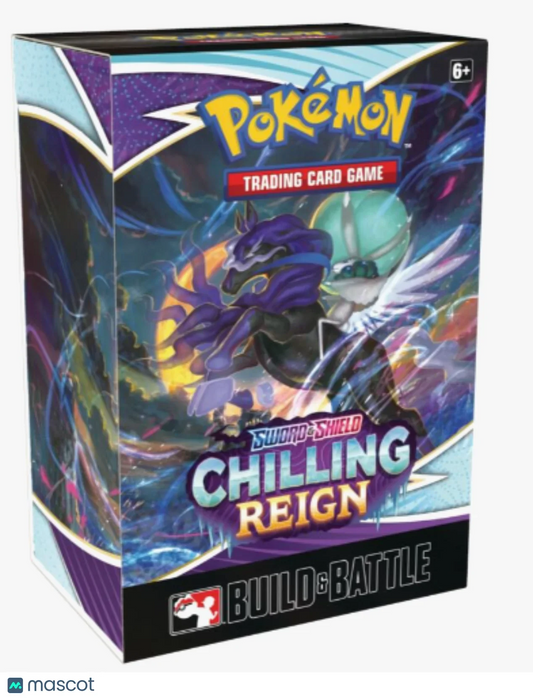 2021 Pokemon Sword & Shield Chilling Reign Build & Battle Box - Papa Joey's Collectibles