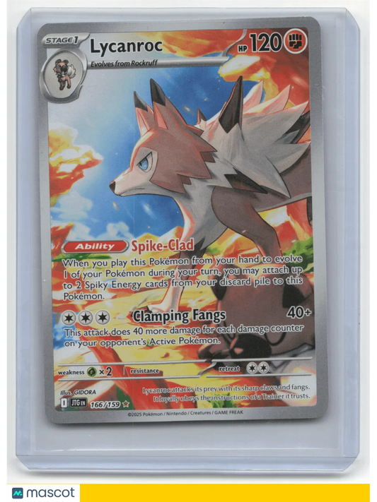 2025 Pokemon TCG Lycanroc Journey Together #166/159 - Papa Joey's Collectibles