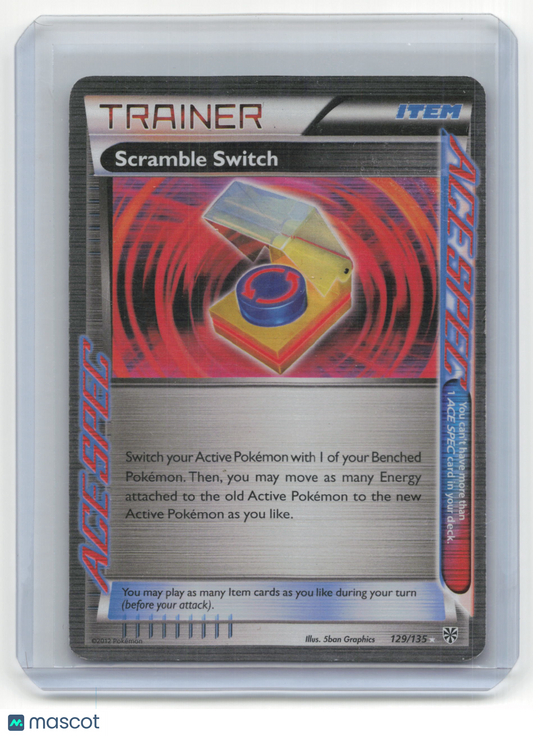 2013 Pokemon Scramble Switch Plasma Storm #129/135 Heavy Played