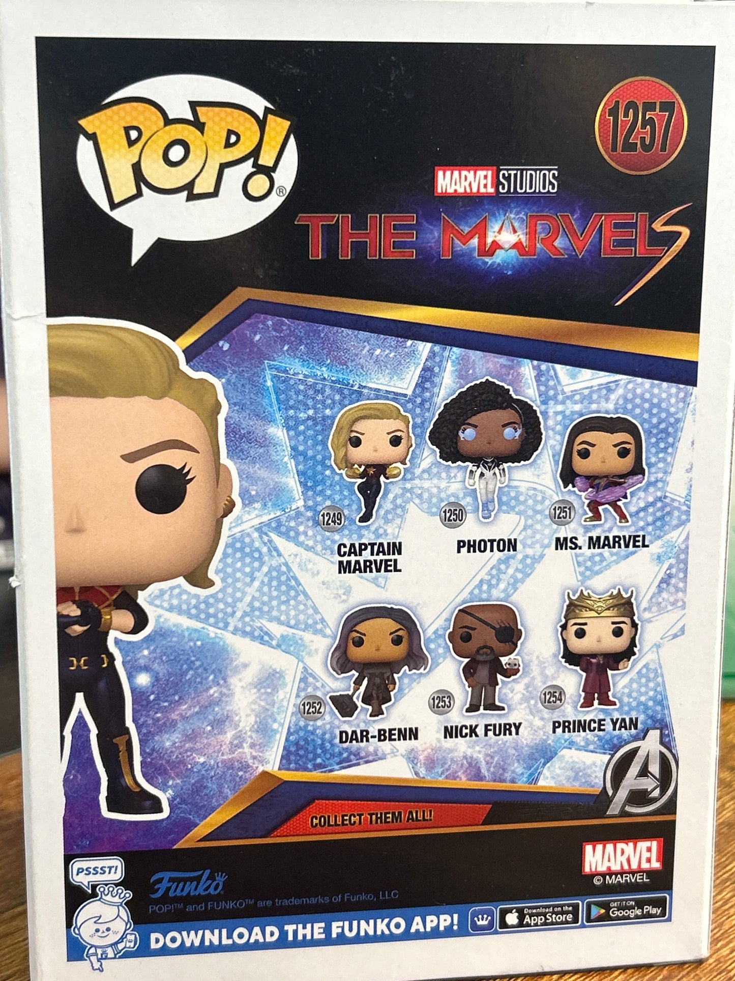 Funko The Marvels Captain Marvel #125 (Good)  Target Exclusive
