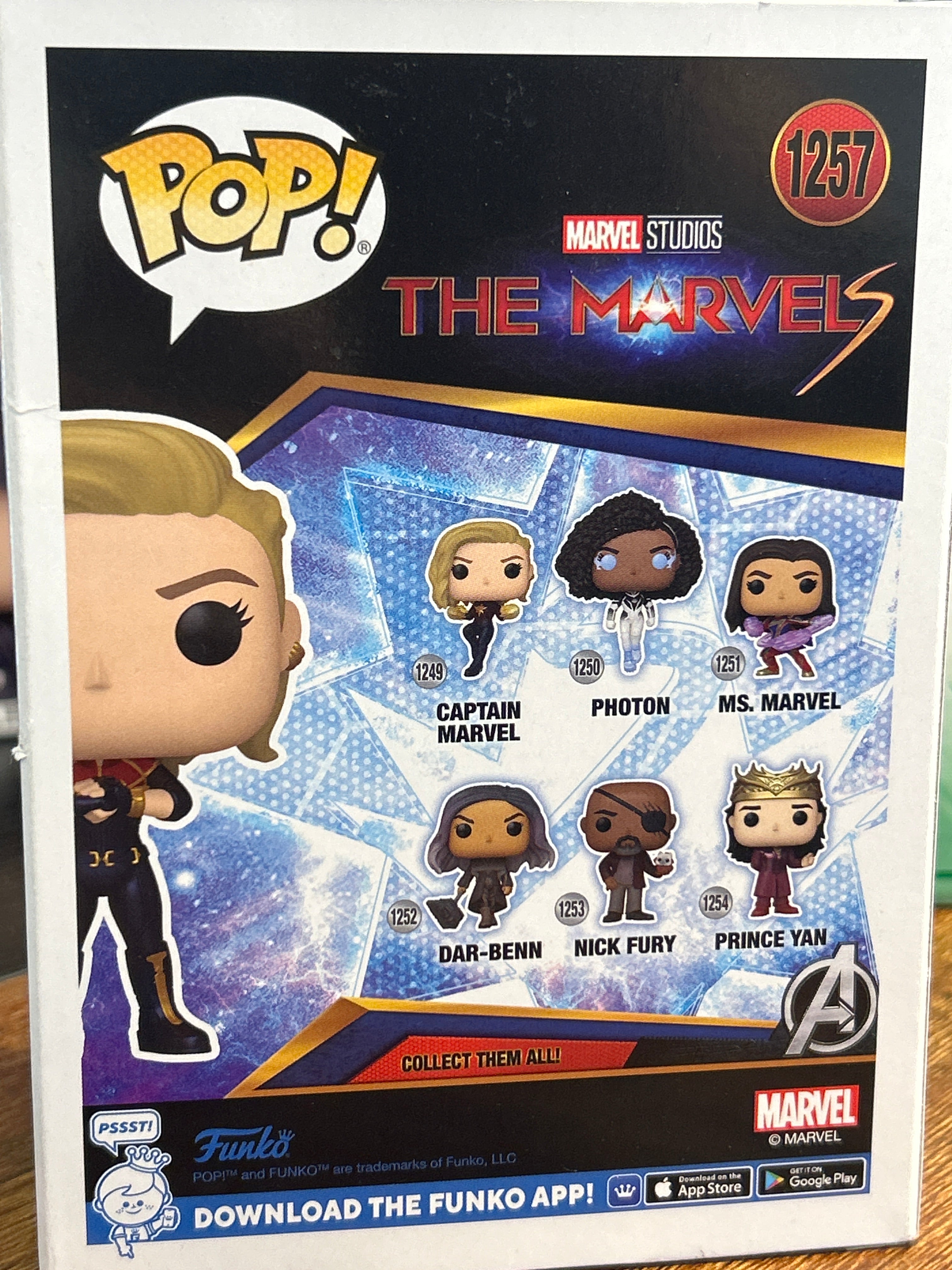 Funko The Marvels Captain Marvel #125 (Good)  Target Exclusive