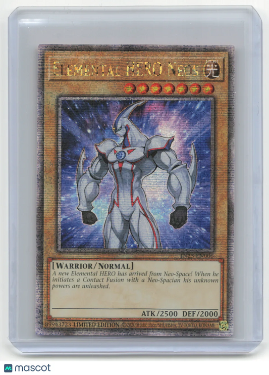 2023 Yu-Gi-Oh! Elemental HERO Neos Dueling Heroes #TN23-EN006 QCR - Papa Joey's Collectibles