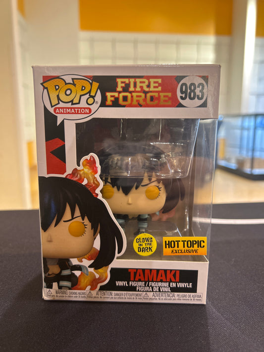 POP! Animation FIRE FORCE 983 TAMAKI HOT TOPIC EXCLUSIVE!