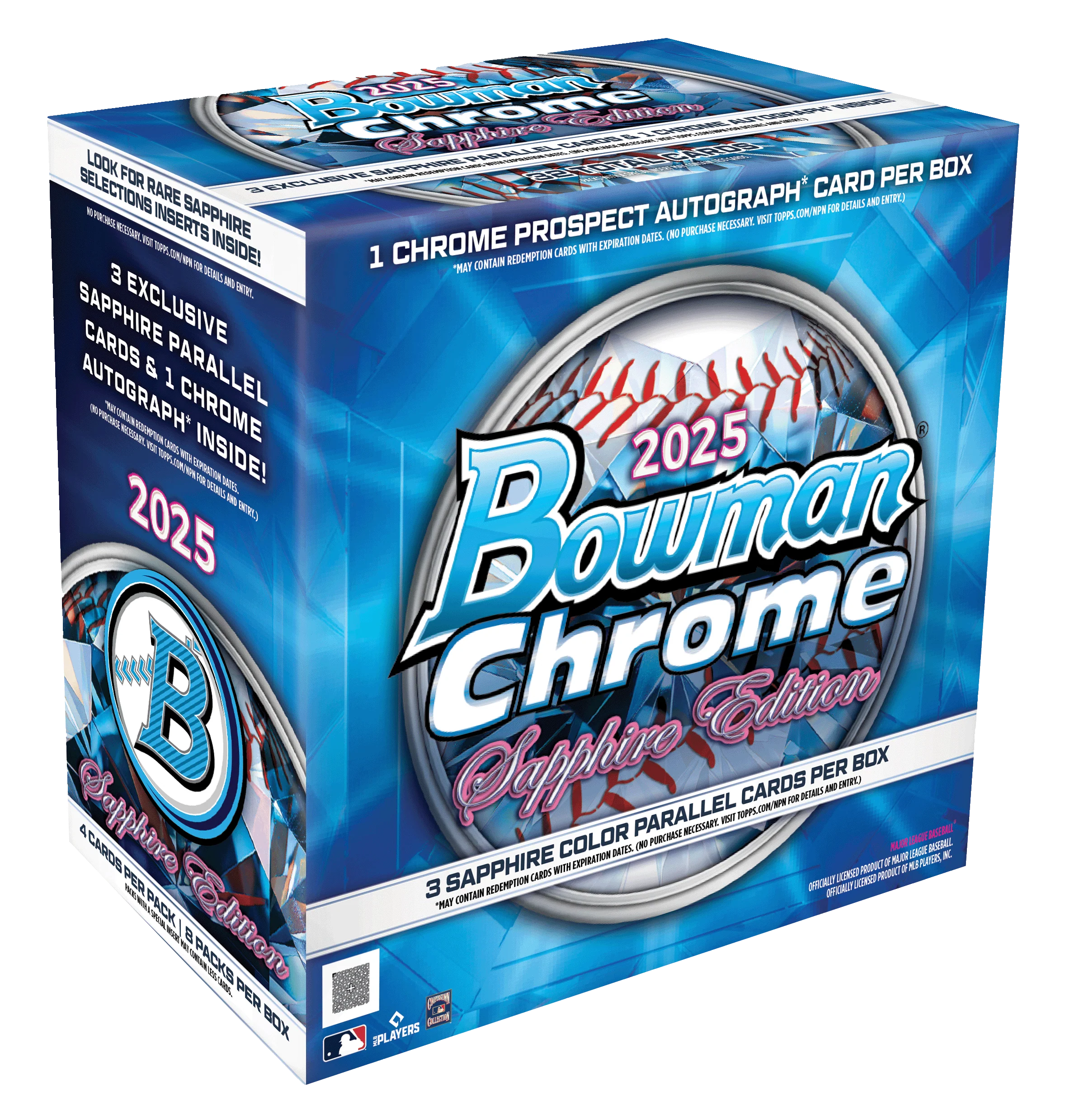 2025 Bowman Chrome Sapphire Edition Baseball Hobby Box
