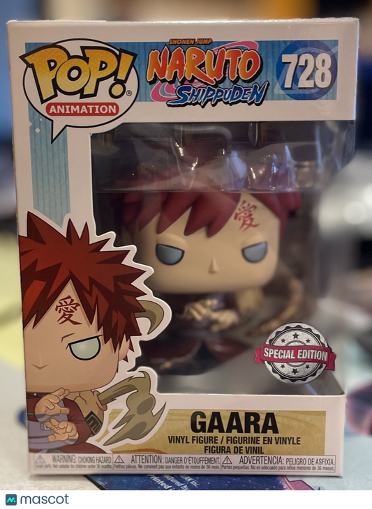 Funko Naruto Shippuden Gaara #728 Very Good Special Edition