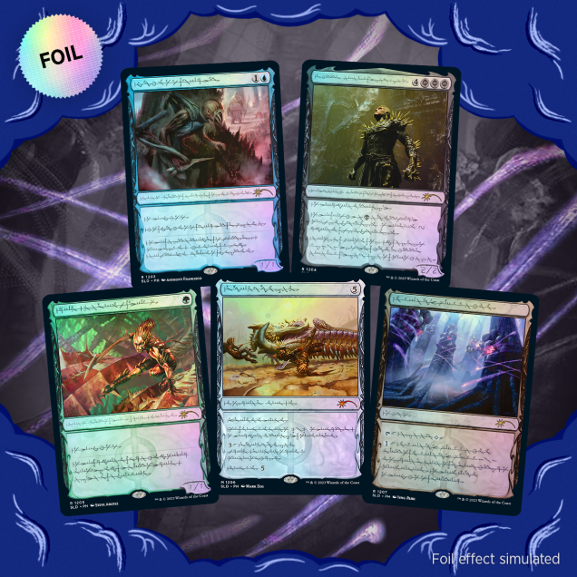 2023 Magic: The Gathering Secret Lair Drop:  Phyrexian Faves (Foil Edition)