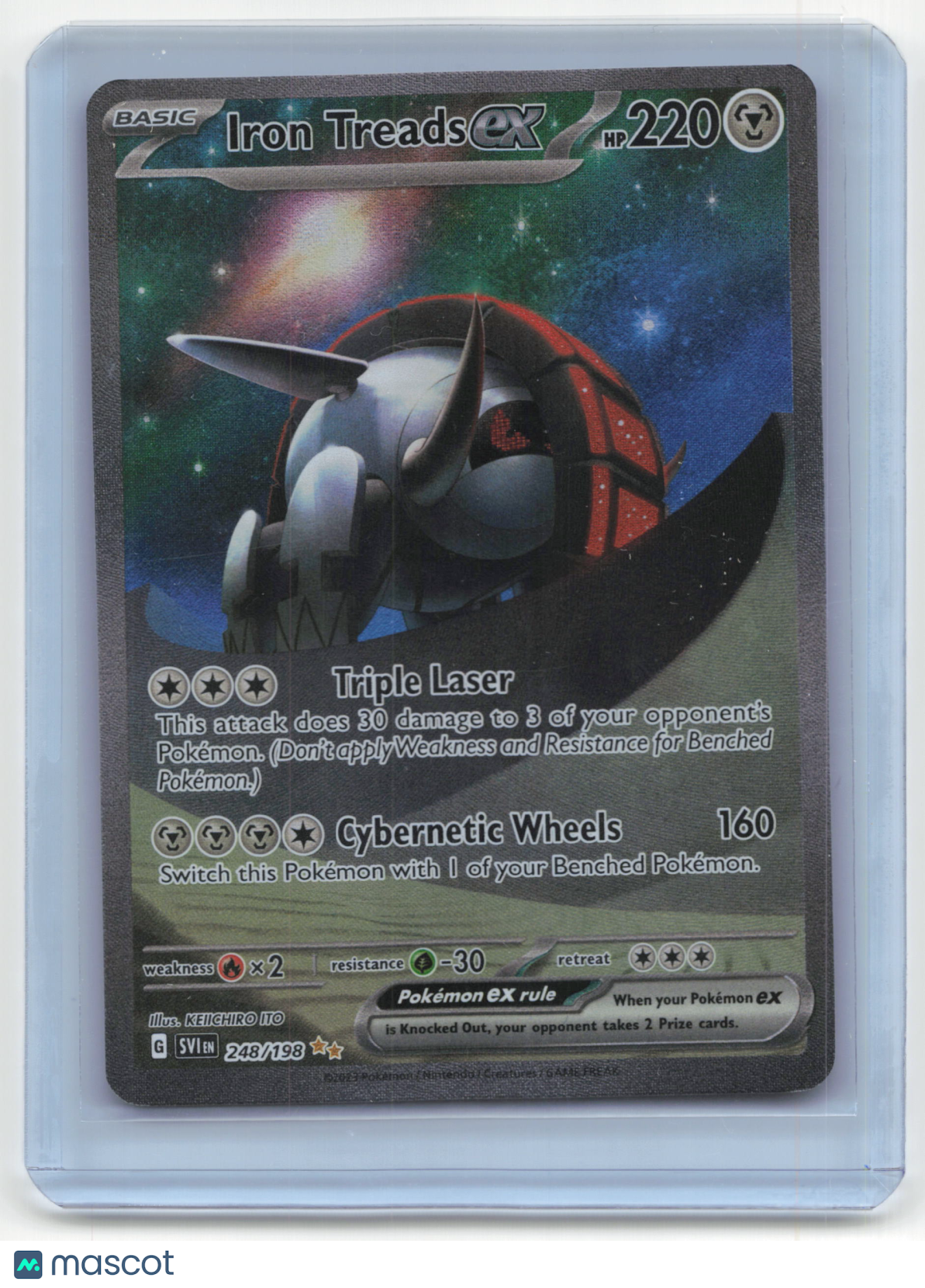 2023 Pokemon TCG Iron Treads EX Scarlet & Violet #248/198