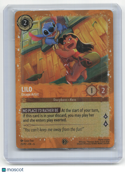 2023 Disney Lorcana—Lilo #25/P2 Lorcana Promos—