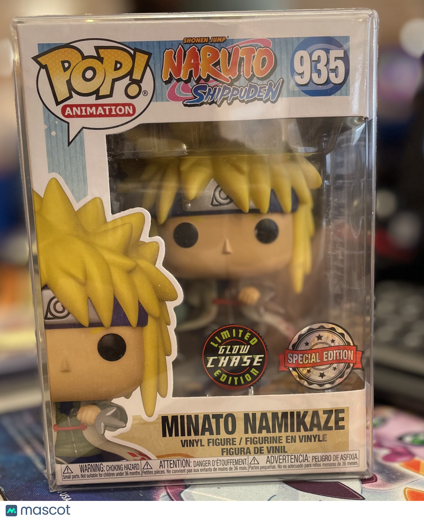 Funko Naruto Shippuden Minato Namikaze #935 Chase GITD
