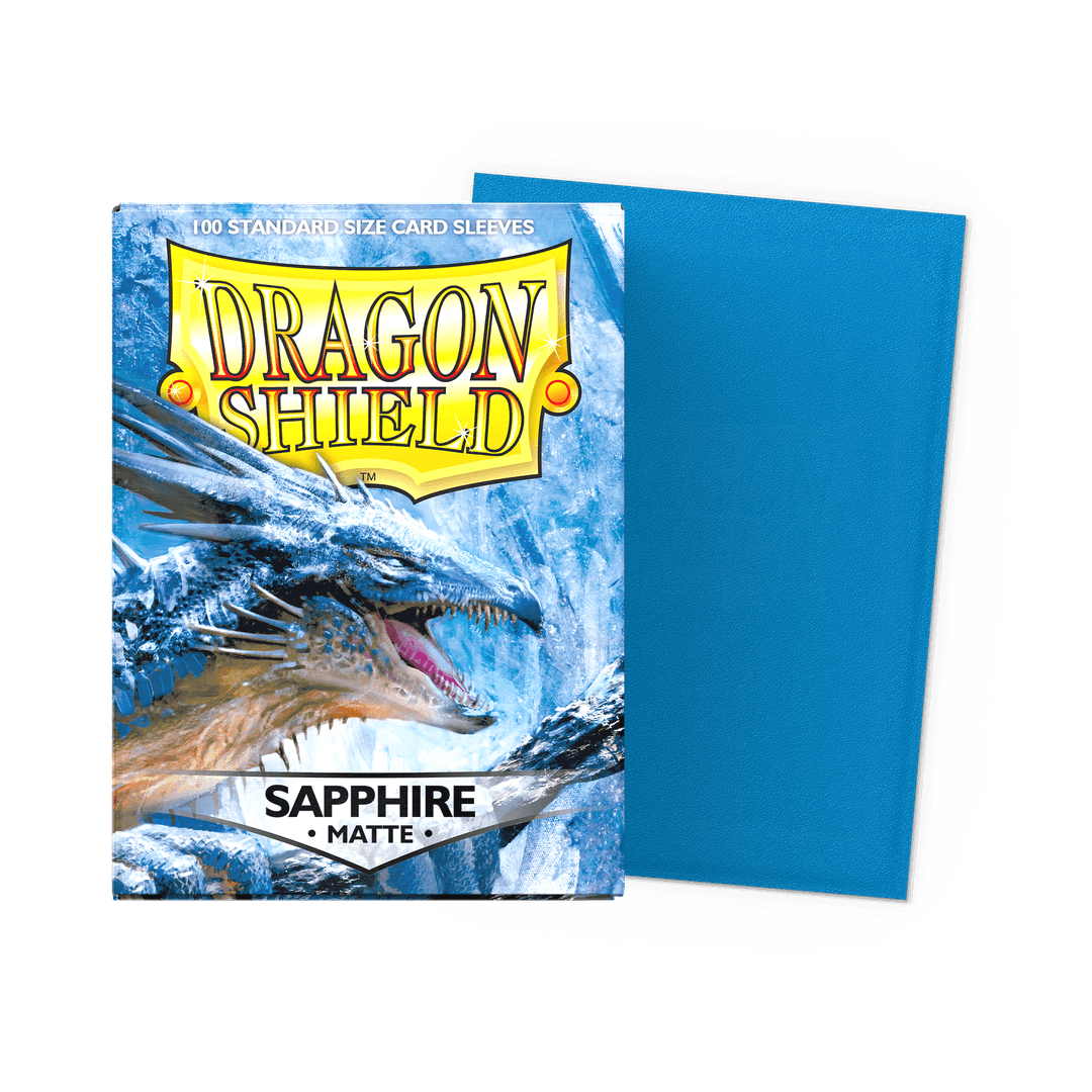 Dragon Shield Standard 20 Pt. Sapphire Matte Card Sleeves