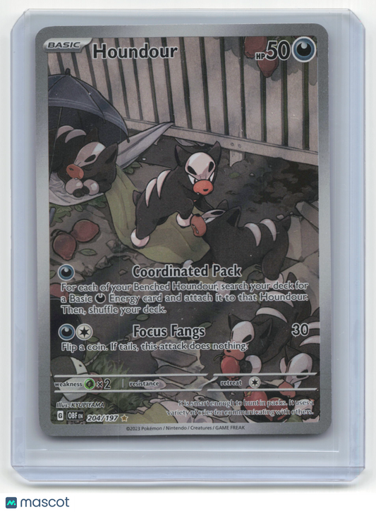 2023 Pokemon Houndour Obsidian Flames #204/197