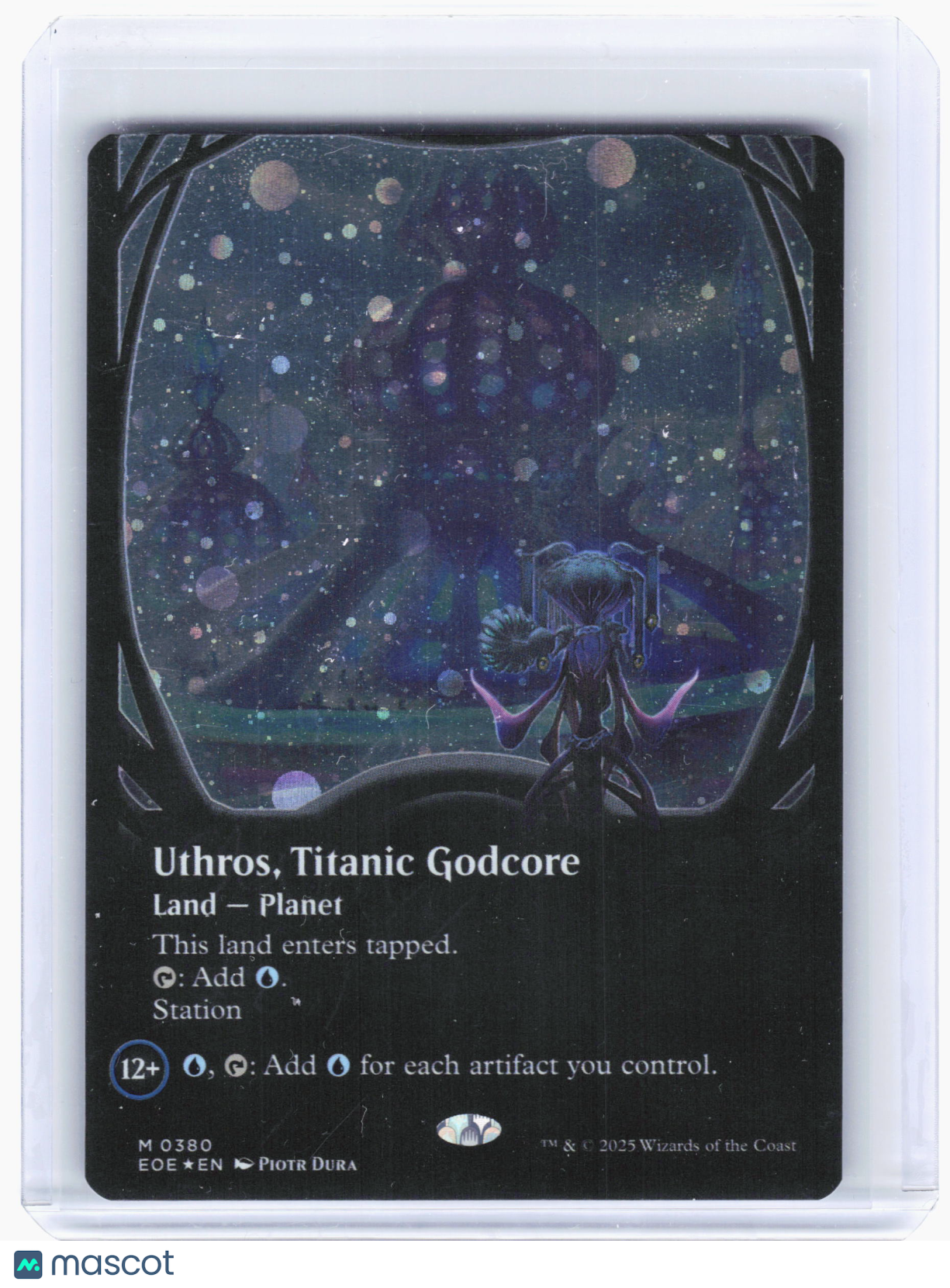 2023 Magic: The Gathering—Uthros, Titanic Godcore #0380—Galaxy Foil (Borderless)