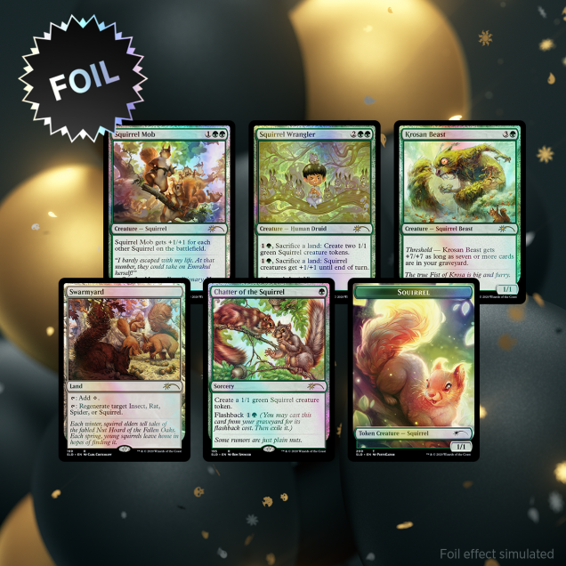Magic: The Gathering Secret Lair Drop: We Hope You Like Squirrels (Foil Edition)