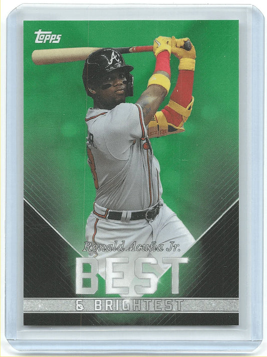 2022 Topps X Wander Franco Collection Baseball Ronald Acuña Jr. 47/99 - Papa Joey's Collectibles