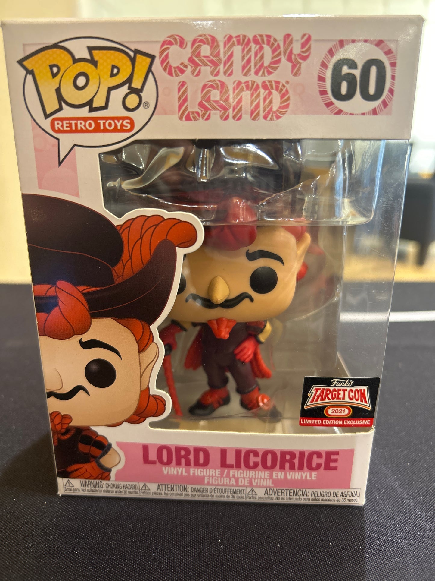 POP! Retro Toys CANDY LAND 60 LORD LICORICE (TARGET CON 2021 Limited Edition)