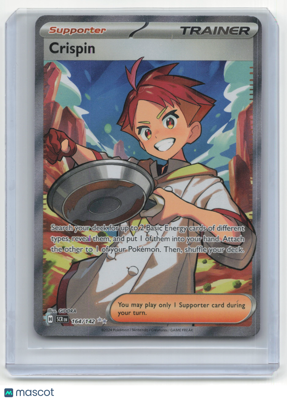 2024 Pokemon Crispin Stellar Crown #164/142 Near Mint