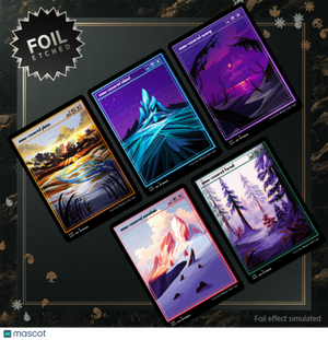 Magic: The Gathering Secret Lair Drop: PixelSnowLands.jpg (Foil Etched Edition)