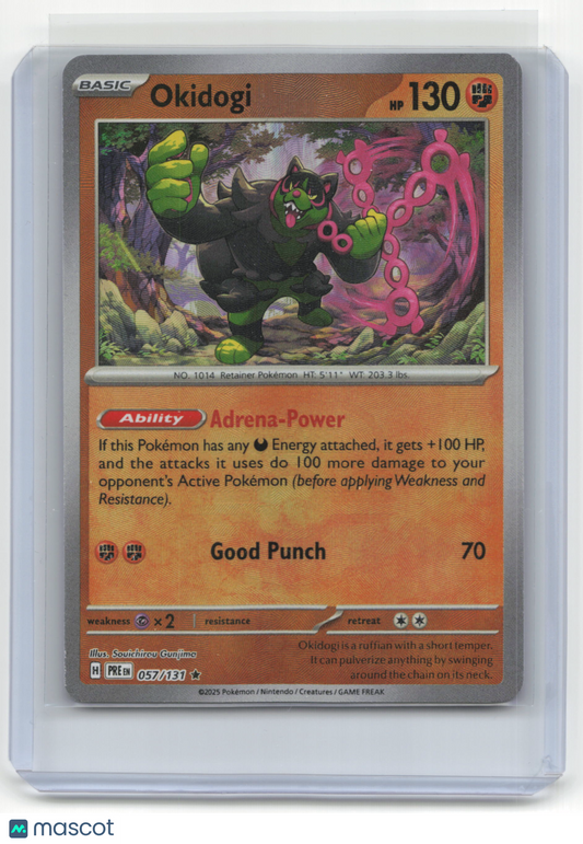 2025 Pokemon Okidogi Prismatic Evolutions #057/131 Master Ball