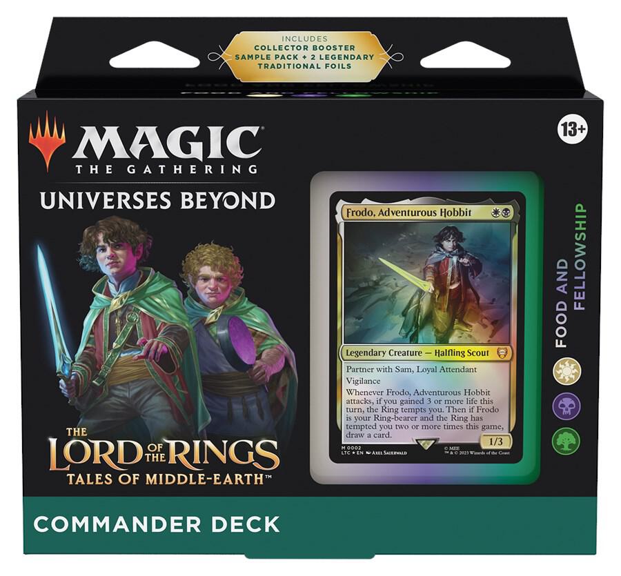 Magic The Gathering Food and Fellowship (Lord of The Rings) Commander Deck