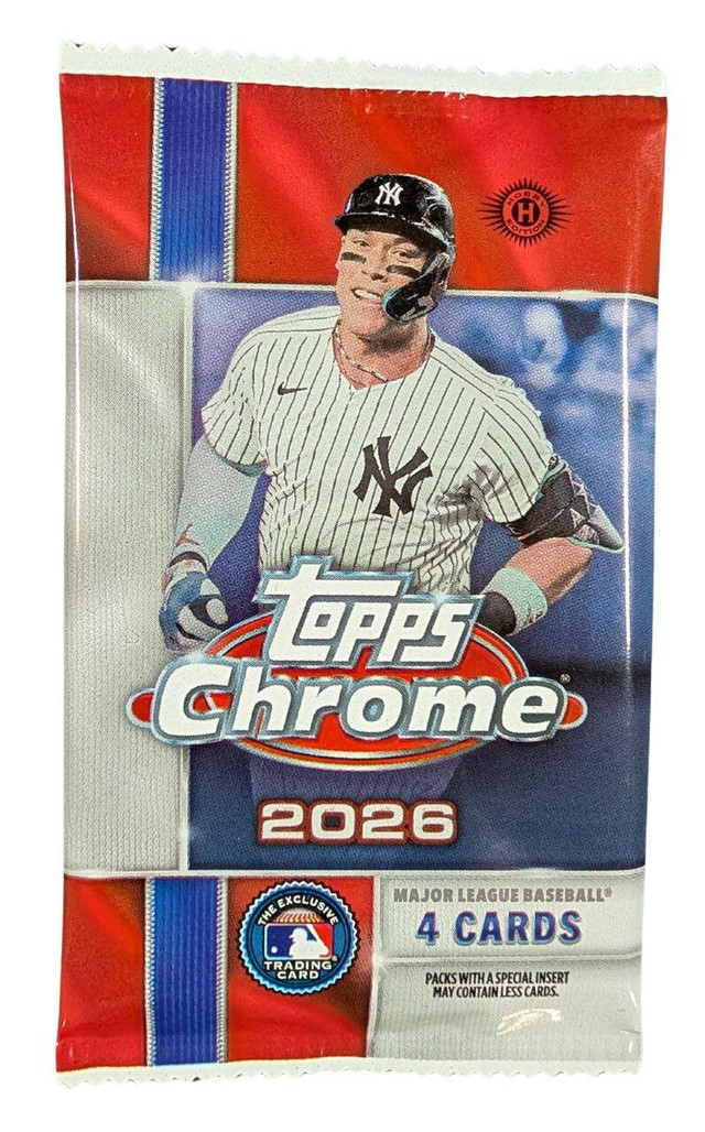 2026 Topps Chrome Baseball Hobby Pack