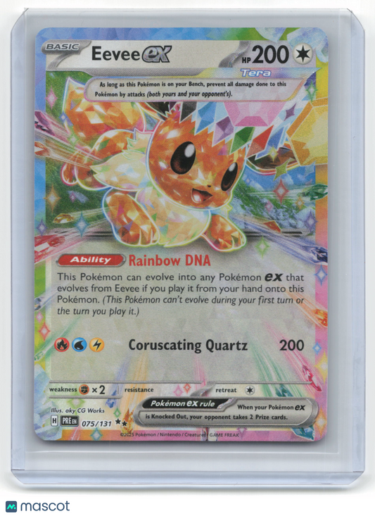 2025 Pokemon TCG Eevee Prismatic Evolutions #075/131