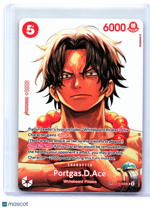2026 One Piece—Portgas.D.Ace (SP) #ST15-005 The Time of Battle—Super Rare Foil