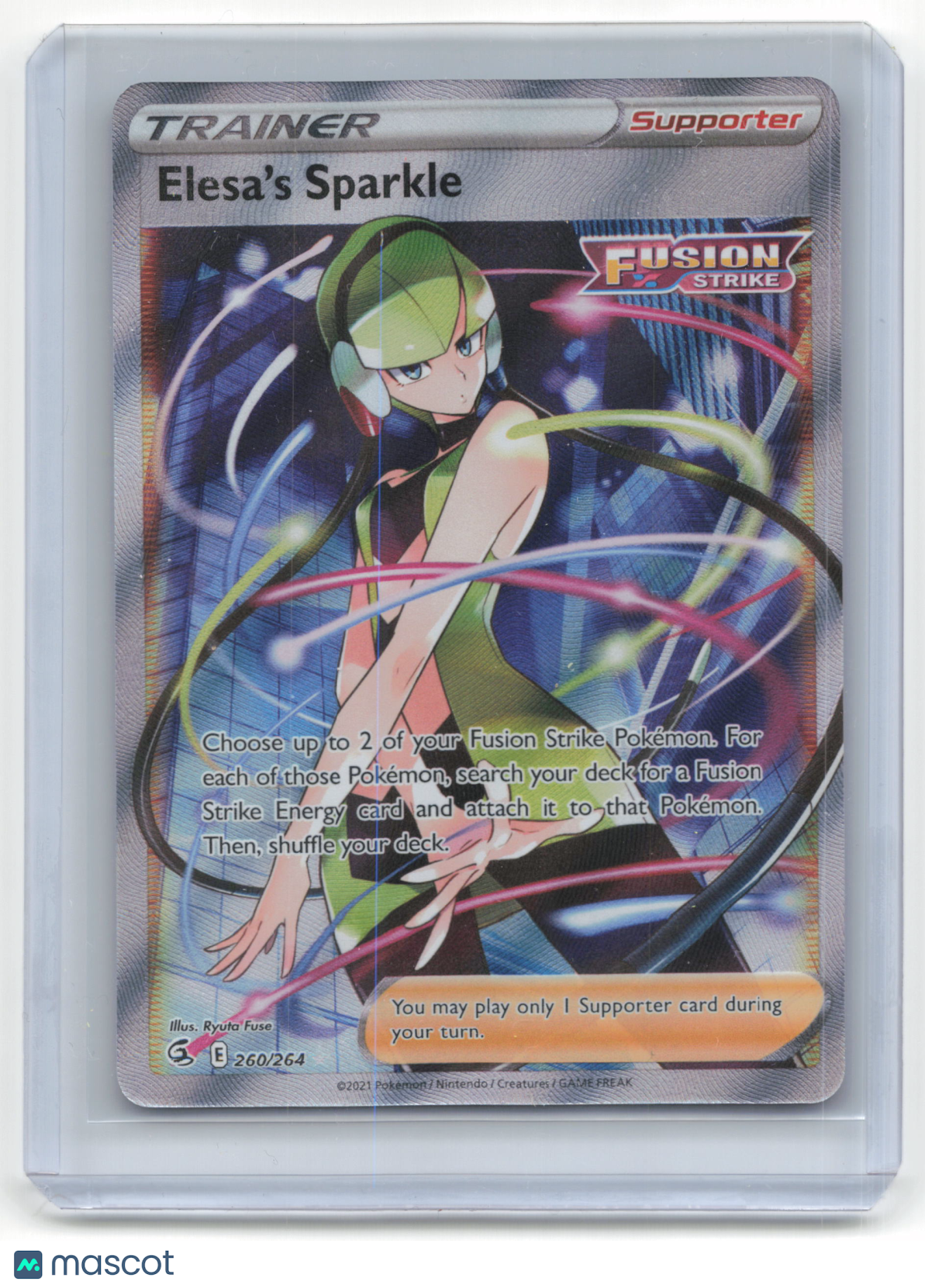 2021 Pokemon Elesa's Sparkle Fusion Strike #260/264 Near Mint