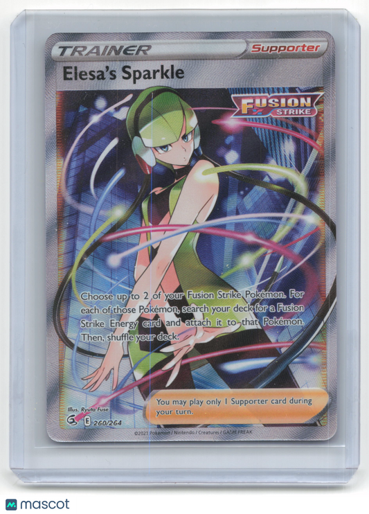 2021 Pokemon Elesa's Sparkle Fusion Strike #260/264 Near Mint