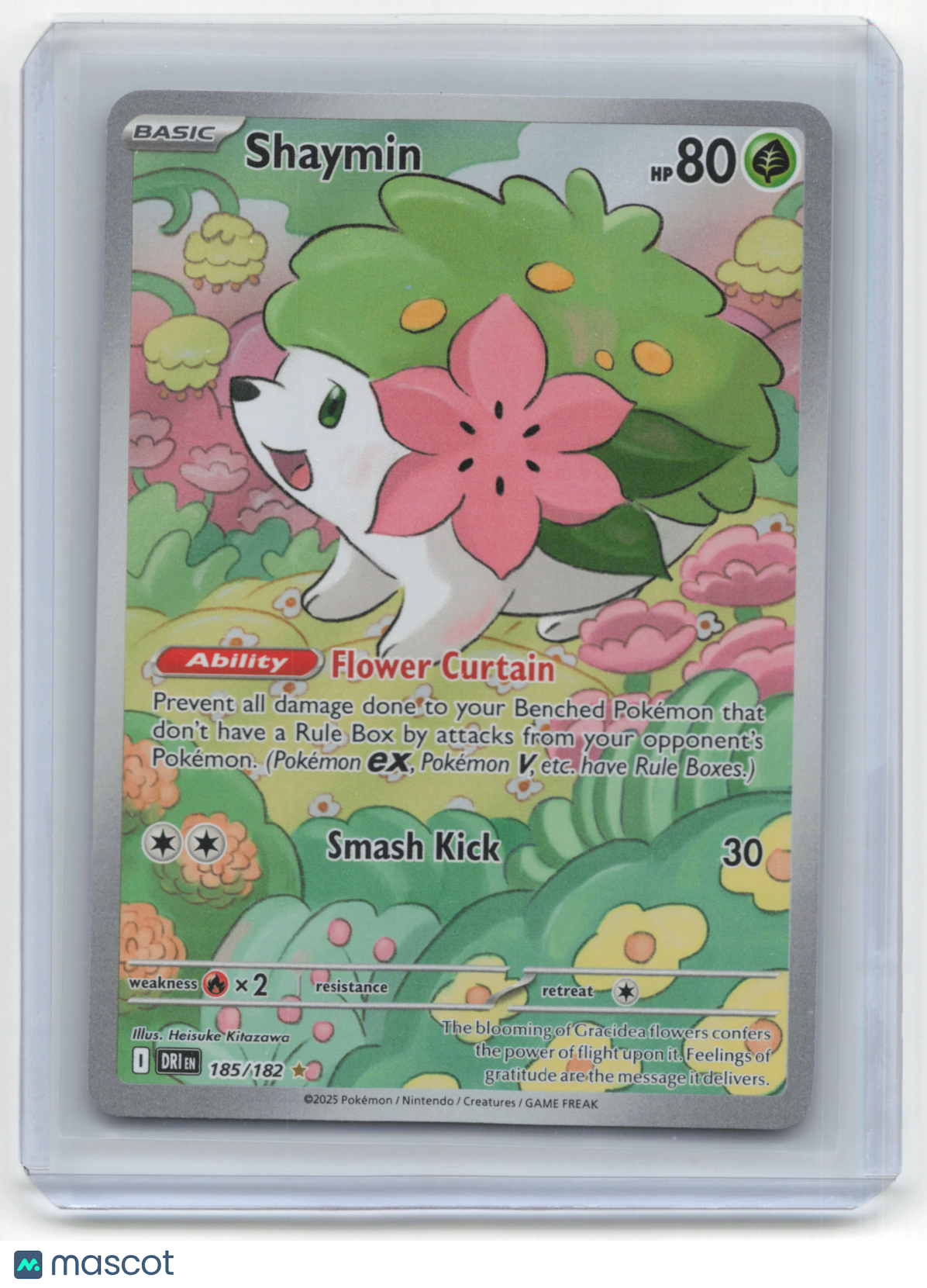 2025 Pokemon TCG Shaymin Destined Rivals #185/182
