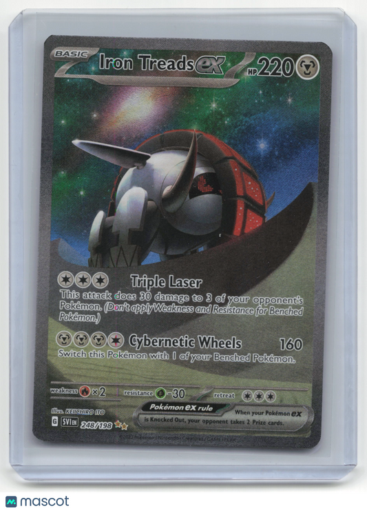 2023 Pokemon—Iron Treads EX #247/198 Scarlet & Violet base set — Holo