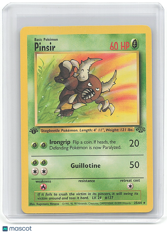 1995 Pokemon Pinsir #25/64 25/64