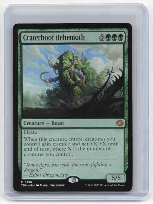 2023 MagicTCG Craterhoof Behemoth The Lost Caverns of Ixalan Commander #0138