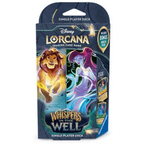 2025 Disney Lorcana TCG Whispers in The Well Amber & Emerald Starter Deck