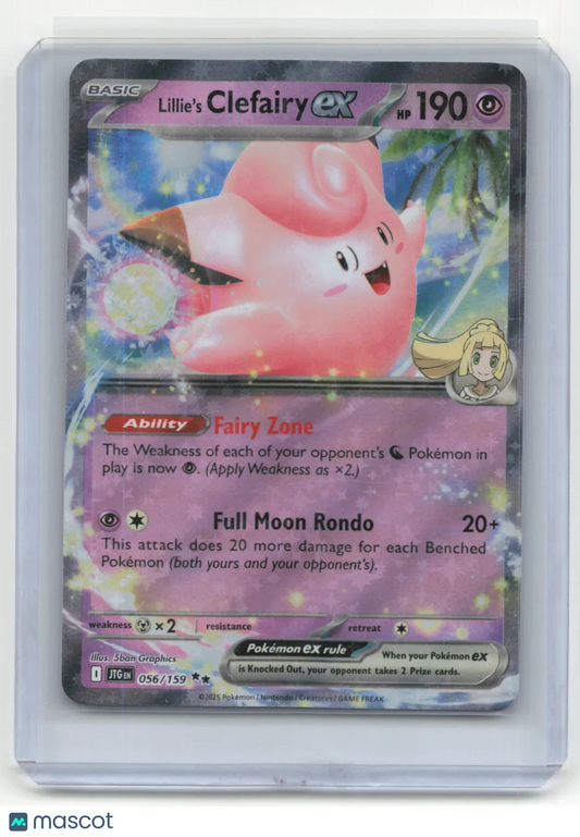 2025 Pokemon TCG Lillie's Clefairy EX Scarlet & Violet Journey Together #056/159 - Papa Joey's Collectibles