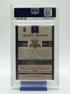 2015 Panini Diamond Kings Baseball—Freddie Freeman #51 Material Black 1/1—PSA 9