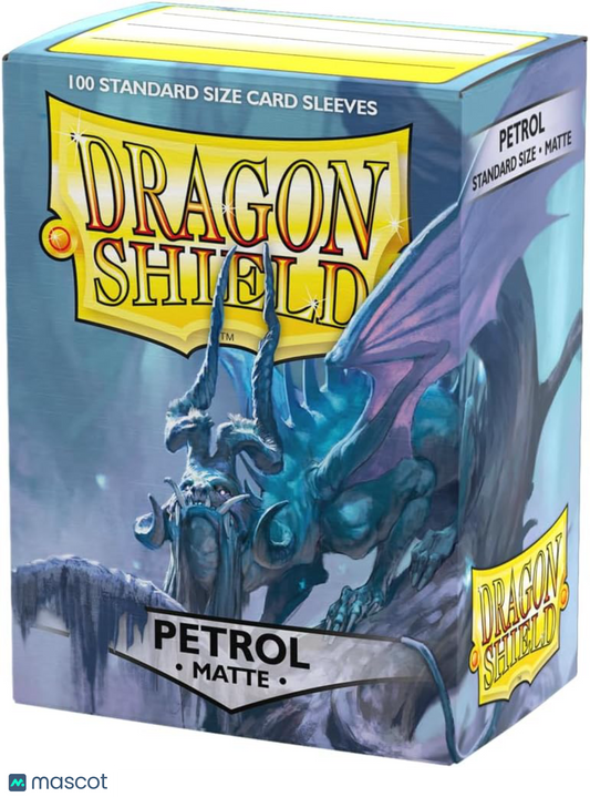 Dragon Shield Standard 20 Pt. Petrol Matte Card Sleeves