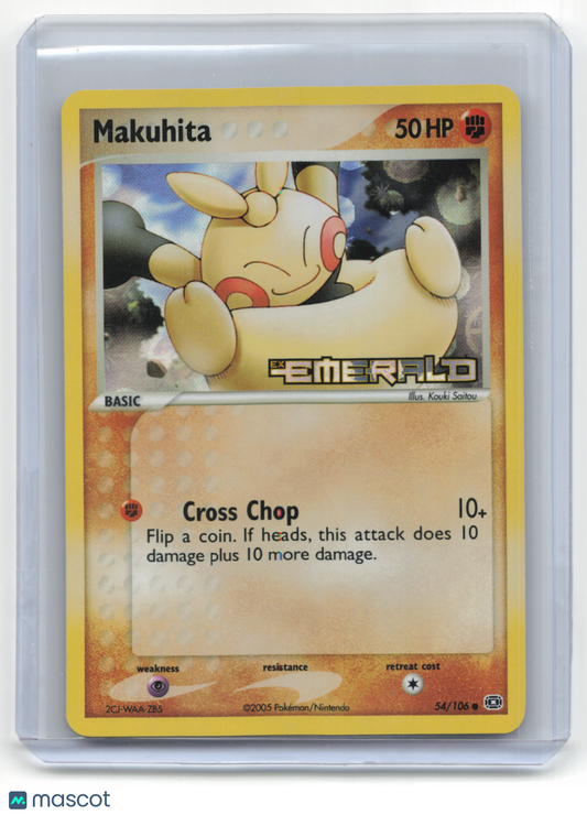 2005 Pokemon TCG Makuhita Emerald #54/106