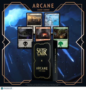 2021 Magic: The Gathering Secret Lair x Arcane: Lands (Non-Foil Edition)