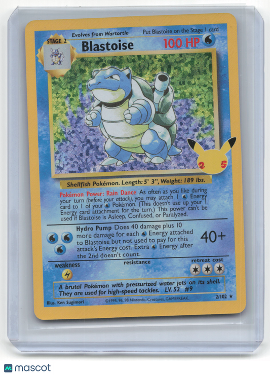 2021 Pokemon TCG Blastoise Celebrations #2/102