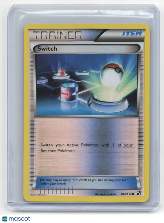 2011 Pokemon Switch Black & White #104/114 - Papa Joey's Collectibles